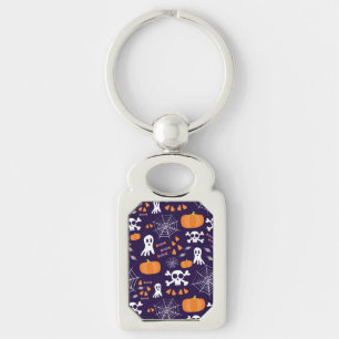 Fun Spooky Halloween Characters Key Ring