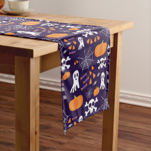 Fun Spooky Halloween Characters Long Table Runner