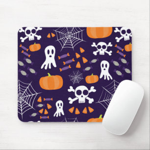 Fun Spooky Halloween Characters Mouse Mat