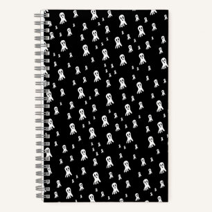 Fun Spooky Halloween Characters Notebook