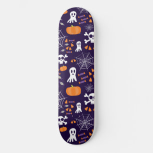 Fun Spooky Halloween Characters Skateboard