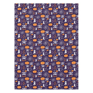 Fun Spooky Halloween Characters Tablecloth