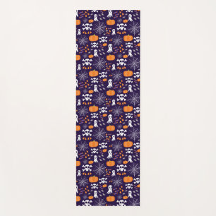 Fun Spooky Halloween Characters Yoga Mat