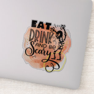 Fun, spooky Halloween quote  Sticker