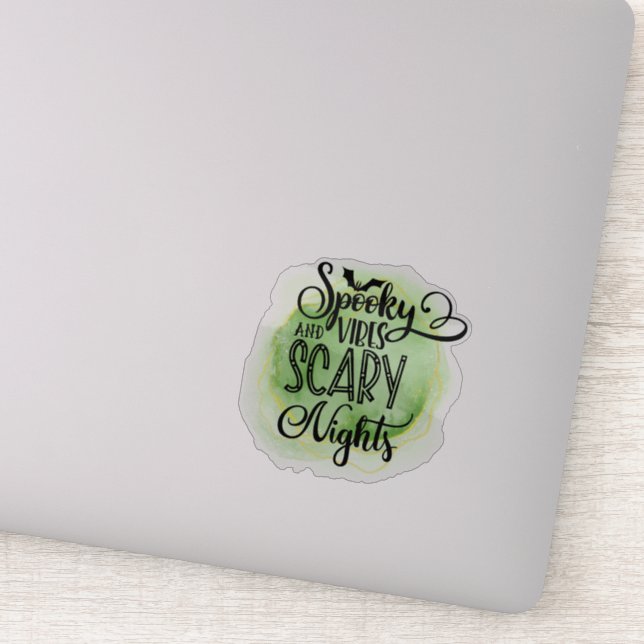 Fun, spooky Halloween quote  Sticker (Detail)