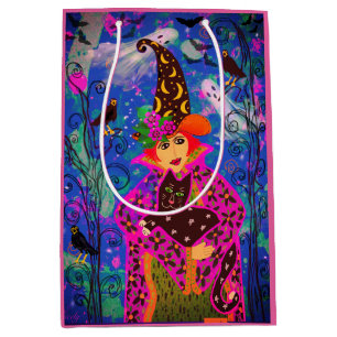 Fun Spooky Personalised Trick or Treat Medium Gift Bag