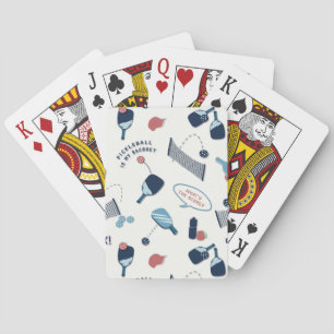 Fun, Sporty Pickleball Playing Cards