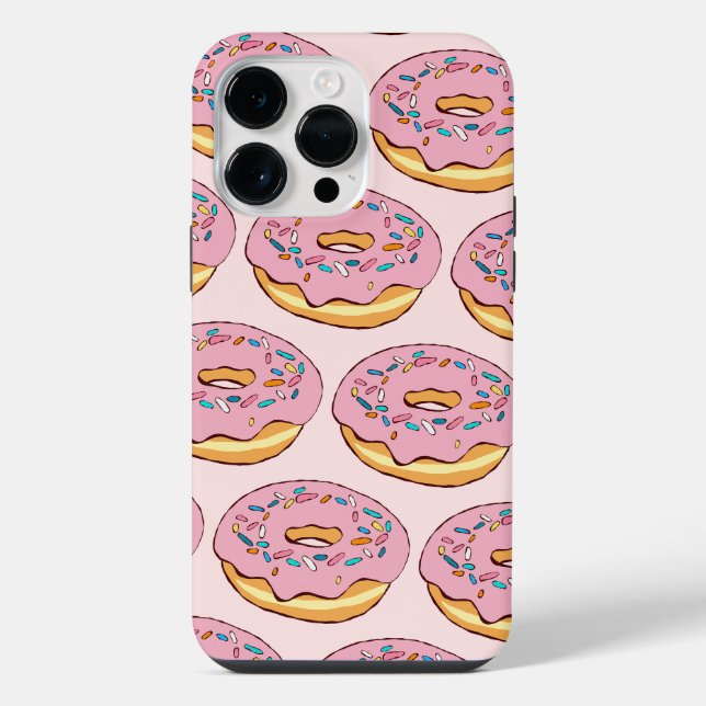 Fun Sprinkle Doughnuts iPhone Case (Back)