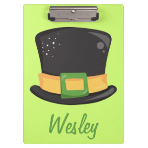 Fun St. Patrick's Day Hat Clipboard