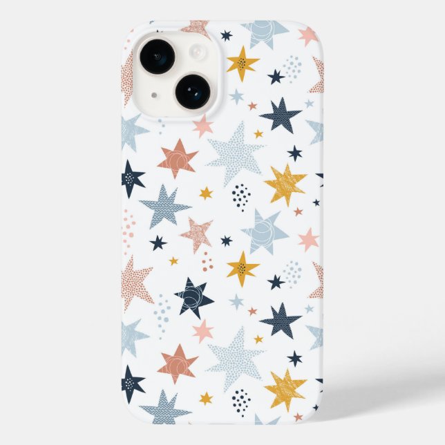Fun Star Pattern Case-Mate iPhone Case (Back)