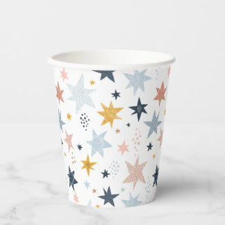 Fun Star Pattern Paper Cups