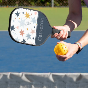 Fun Star Pattern Pickleball Paddle