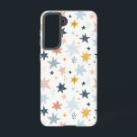 Fun Star Pattern Samsung Galaxy Case<br><div class="desc">Check out this cute trendy design featuring fun stars.</div>