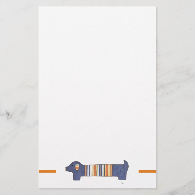 Fun Stationery - Dachshund #1  (Front)