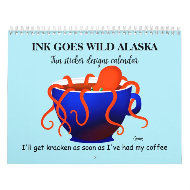 Fun Sticker Designs - Medium Calendar (Cover)