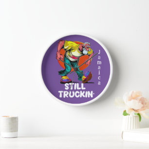 Fun Still Truckin' Clock