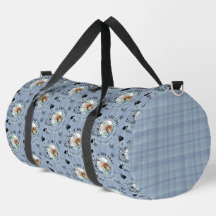 Fun Stylish Grandson Birthday Photo Lettering Duffle Bag