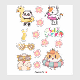 Fun Summer Animal sheet for Kids and Craft Lovers