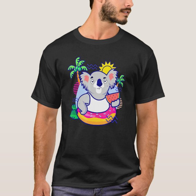 Fun Summer Ice Cream I Melon Koala I T-Shirt (Front)