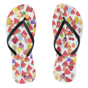 Fun Summer pattern Flip Flops