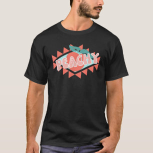 Fun Summer Peachy Peaches Fruits Boho Country Chic T-Shirt