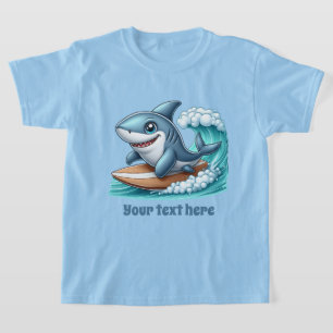 Fun Summer shark add text unisex  T-Shirt
