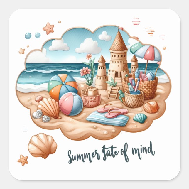 Fun  Summer  Stickers (Front)