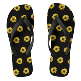 Fun Sunflowers Flip Flops