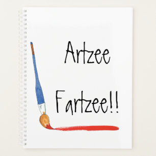 Fun Super Cute Artzee Fartzee Artists Planner