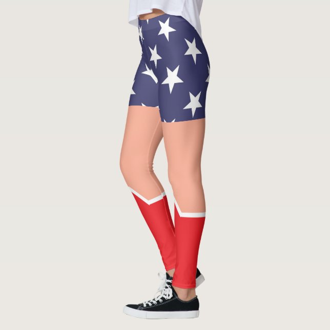 FUN! 🦸‍♀️Superhero Style Leggings – Bold Look (Left)