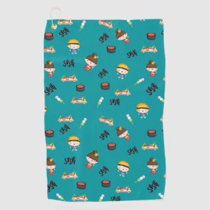 Fun Sushi Pattern       Golf Towel