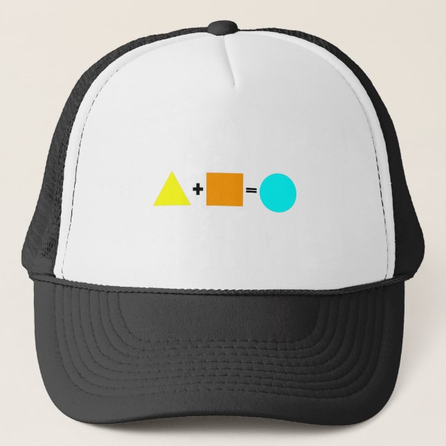 Fun Symmetrical Shapes Trucker Hat (Front)