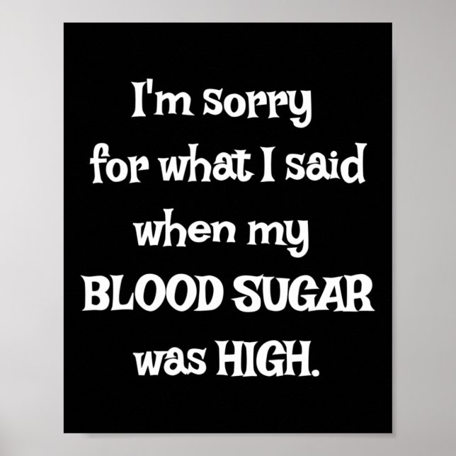 Fun T1D  - Diabetes Awareness  Poster (Front)