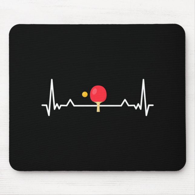 Fun Table Tennis Tee   Mouse Mat (Front)
