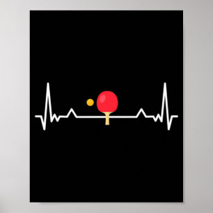Fun Table Tennis Tee   Poster