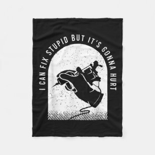 Fun Tattoo Outfit For A Tattoo Artist _1 Fleece Blanket