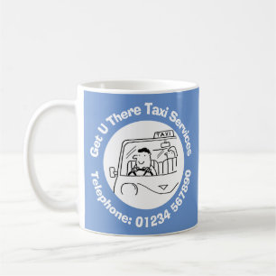 Fun Taxi Driver for Taxi Company Business. Coffee Mug