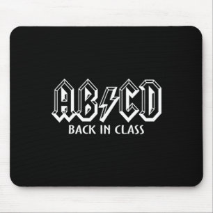 Fun Teacher Abcd Rocks Byck To School Byck In Cl A Mouse Mat