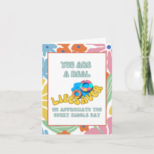 Fun Teacher Volunteer Colleague Thank You Card