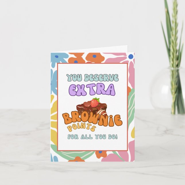 Fun Teacher Volunteer Colleague Thank You Card (Front)