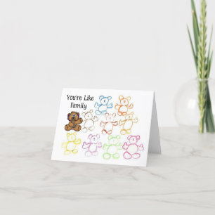 Fun Teddy Bears Doctor Thank You Card