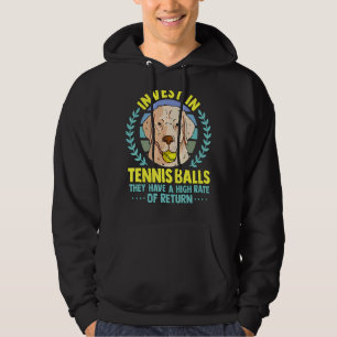 Fun Tennis Coach Slogan Tennis Player Invest In Te Hoodie