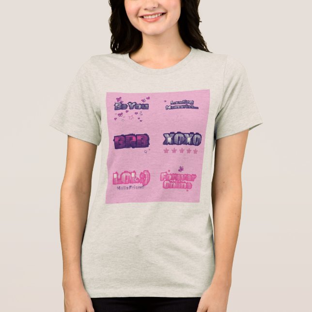 Fun text language shirt (Front)