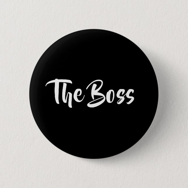 FUN, THE BOSS BUTTON (Front)