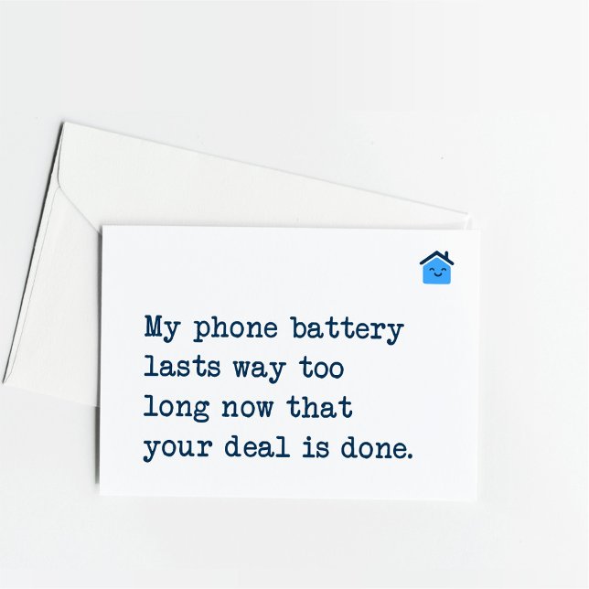 Fun Thinking of You Just Because Realtor Card (Creator Uploaded)