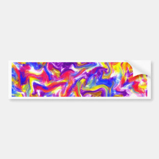 Fun Tie Dye Bumper Sticker