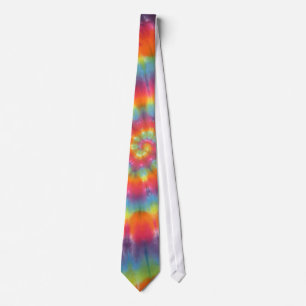 Fun Tie - Rainbow "tie dye"