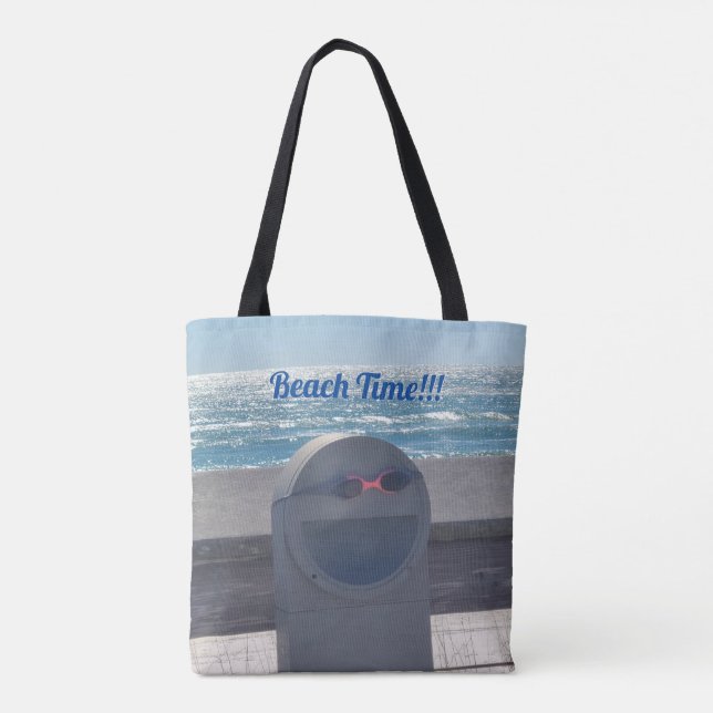 Fun Time - Beach Tote Bag (Back)