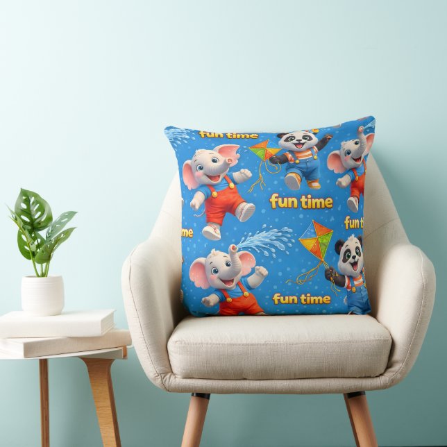 Fun time premium throw pillow (Chair)