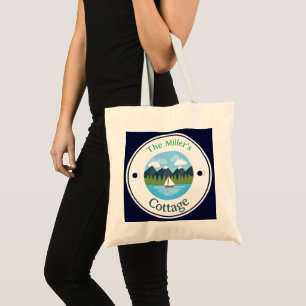 FUN! Tote Bag - Cottage -  Personalized - Add Name